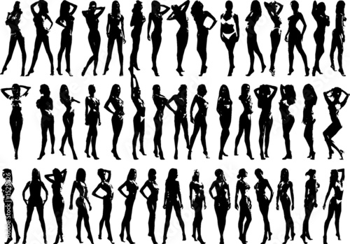 beautyfull girls - silhouette