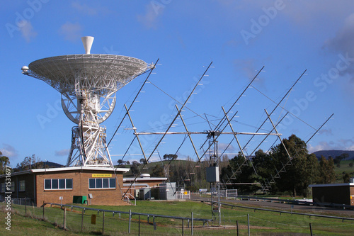 radio telescopes, tidbinbilla space tracking station photo