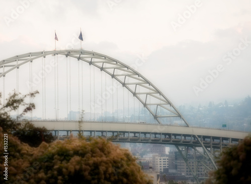 fremont bridge, portland, oregon © thepoeticimage