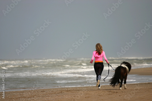 walking the horse