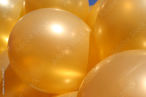Foto gold balloons