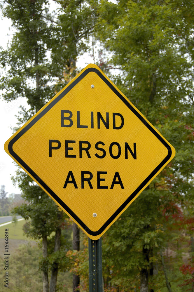 blind person