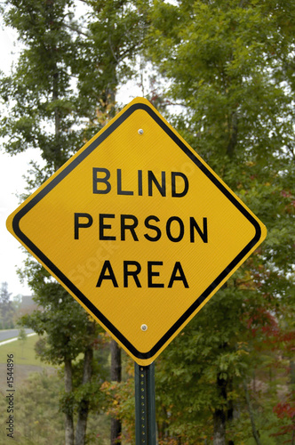 blind person