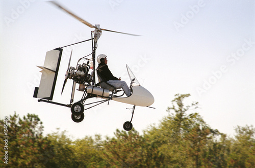 gyrocopter in flight photo