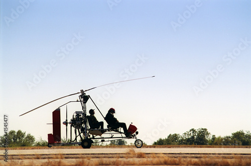 gyrocopter silhouette