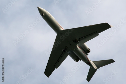 airplane during takeoff photo