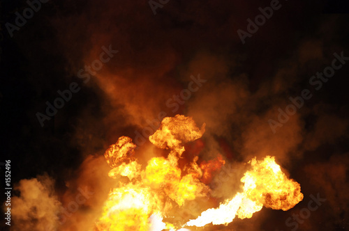 gasoline fire