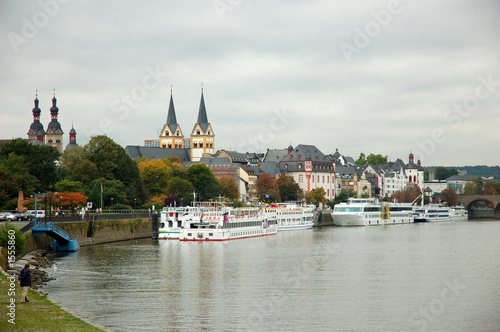 fluss mosel in koblenz photo