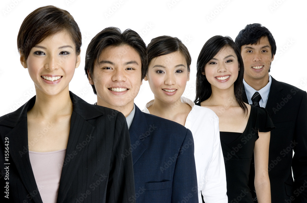 young business team