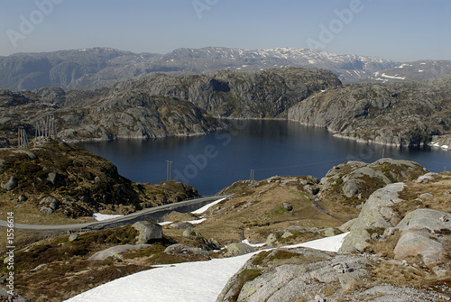 Wallpaper Mural mountain lake in central norway Torontodigital.ca