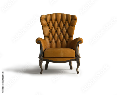 Fototapeta leather  armchair
