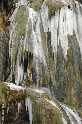 cascade glacée