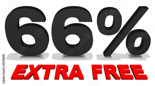66% extra free 3d text photo