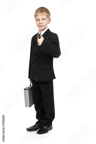 boy with a case.