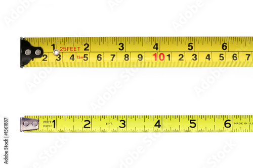 yellow measuring tape