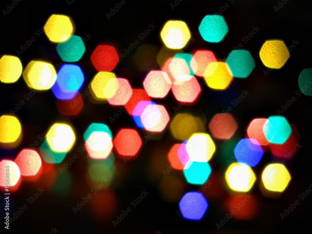 christmas lights abstract background