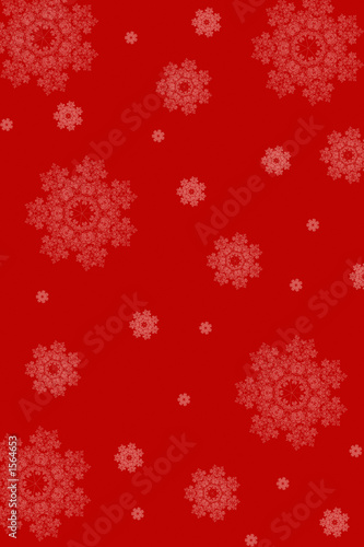 snowflakes christmas red background