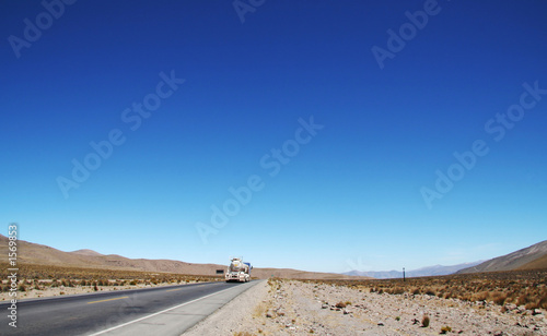 road in the andes