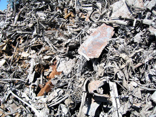 Plakat metal for recycling