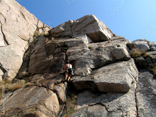 Plakat rock climbing