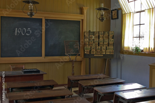 old-fashioned schoolroom