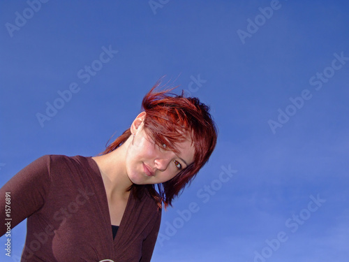 redhead girl photo