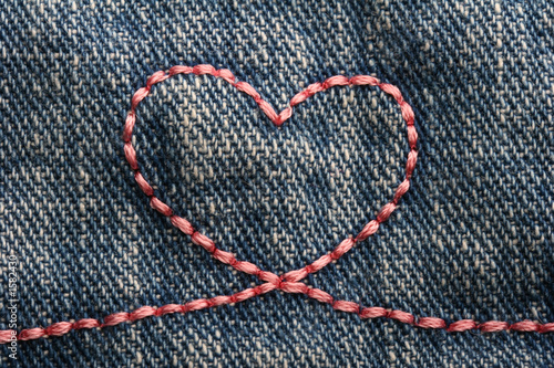 jeans heart
