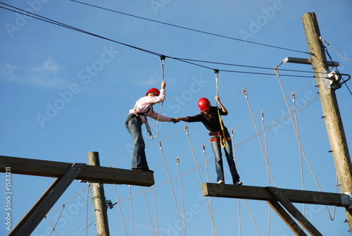 preparing for the risky jump