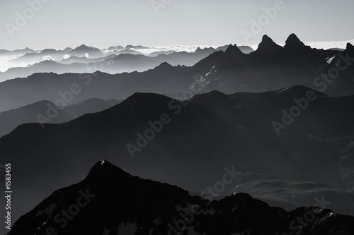 panorama massif des grandes rousses