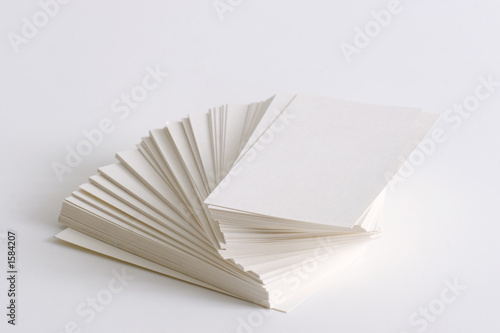 stack of business cards-isolated