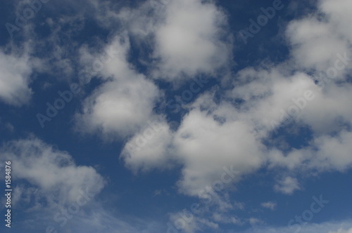 blue sky with clouds