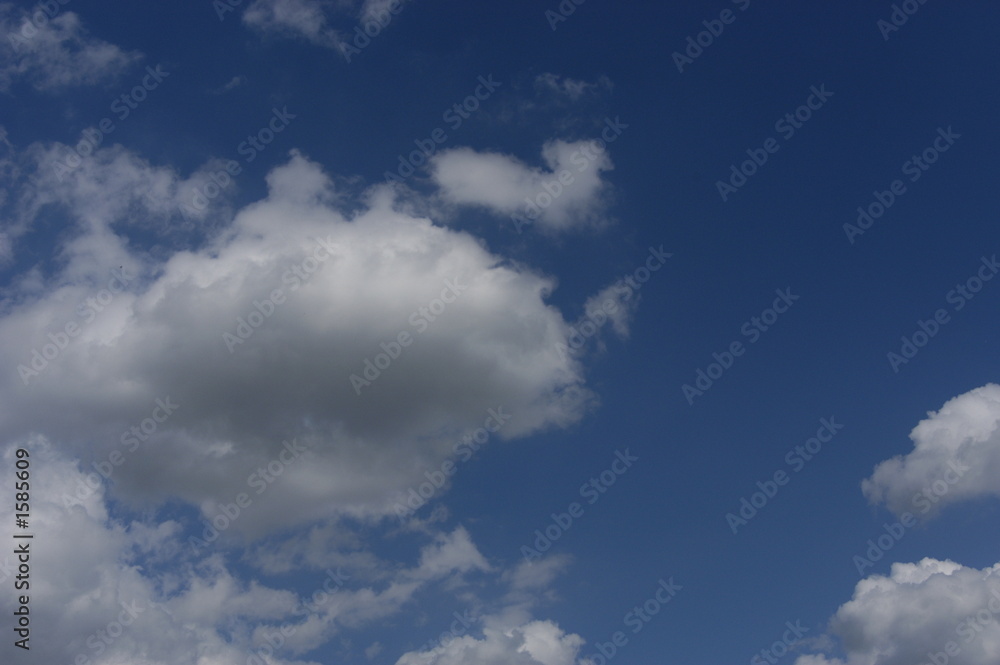 blue sky with clouds