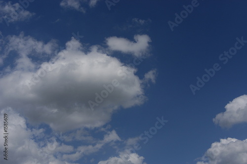 blue sky with clouds