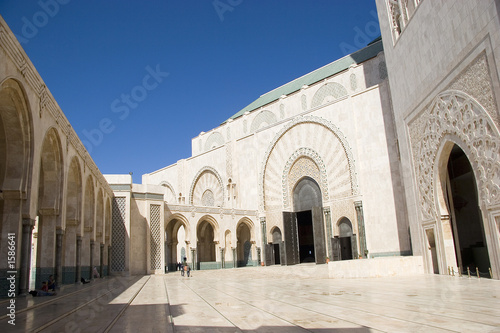 esplanade de la mosquée de casablanca