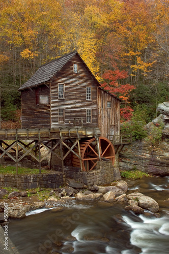 autumn at the grist mill