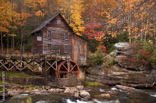 autumn at the grist mill