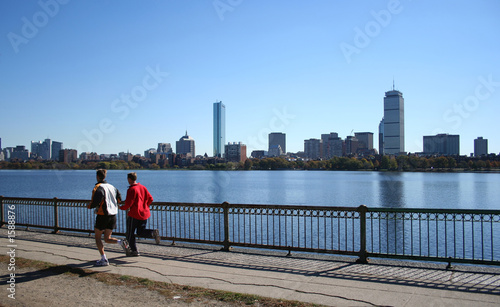 jogging by the charles river boston