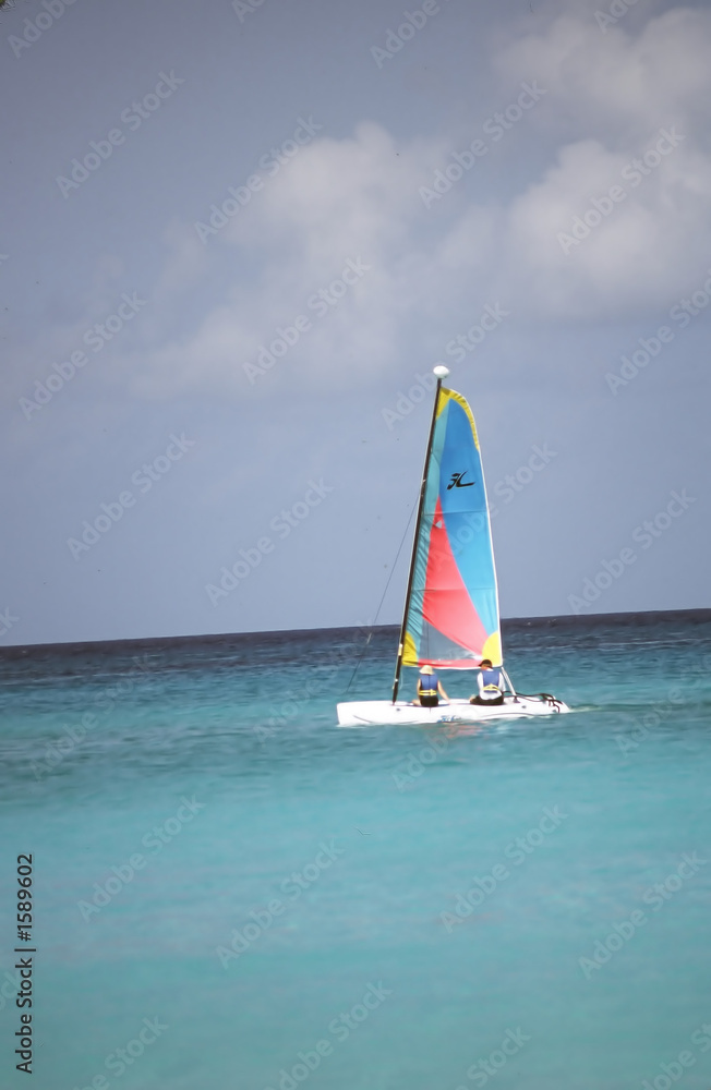 Naklejka premium sailboat