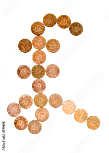 pound sign in pennies