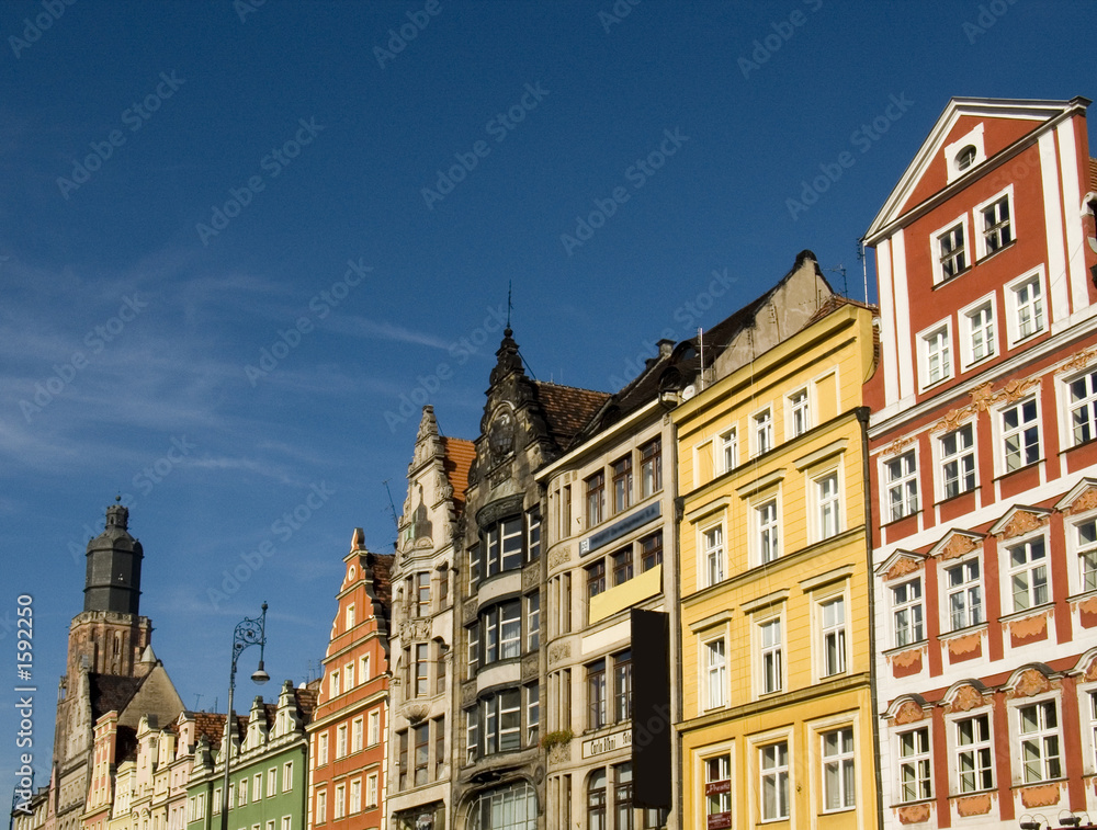 Obraz premium poland wroclaw town square