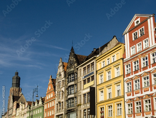 poland wroclaw town square