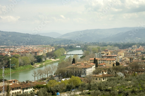 roofs of florence city, tuscany, italy