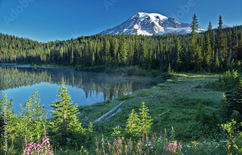 mt. rainier early morn