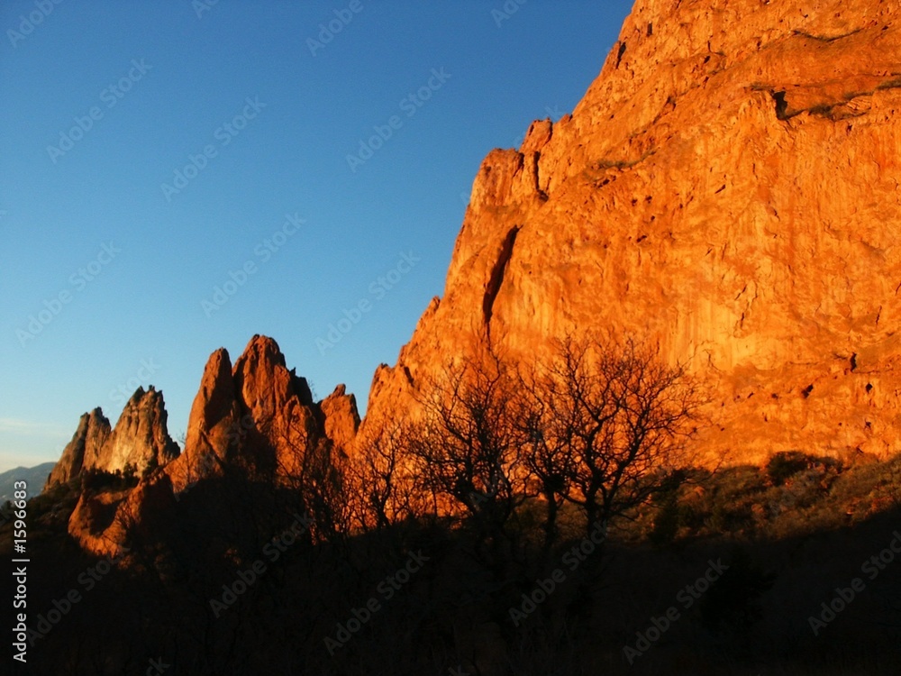 colorado mountain morning light
