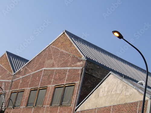 Canvas Print bâtiment industriel d'asnières sur seine