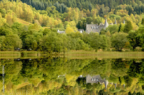 autumn reflection on loch achray