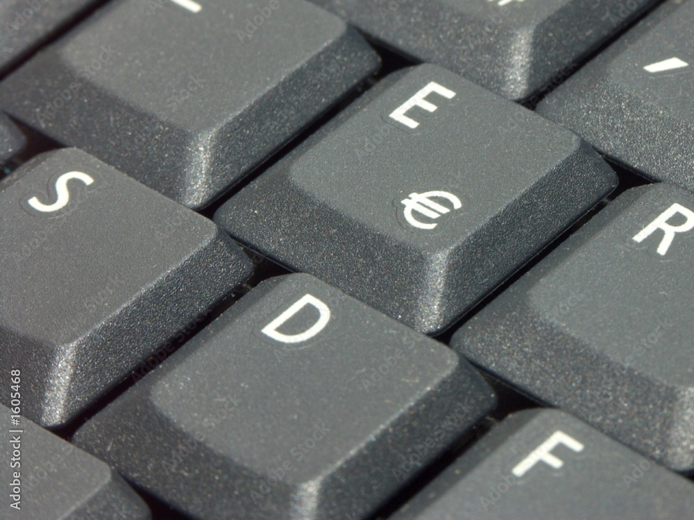 clavier avec symbole euro Stock Photo | Adobe Stock