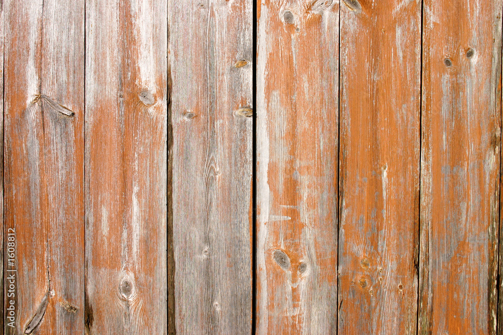 Naklejka premium old wooden fence