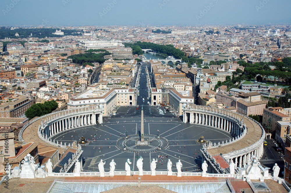 view from the top of the vatican