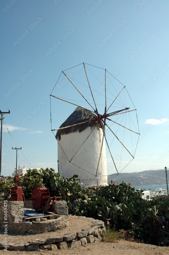 windmill on mykonos